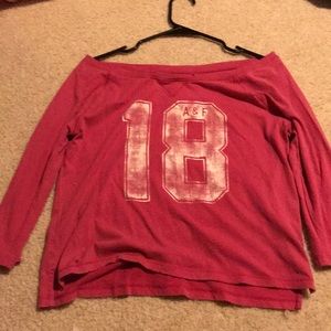 Selling a pink shirt